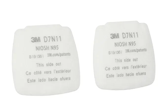 Filtro para Particulados 3M™ Secure Click D7N11 P2 N95 Vendido por Par