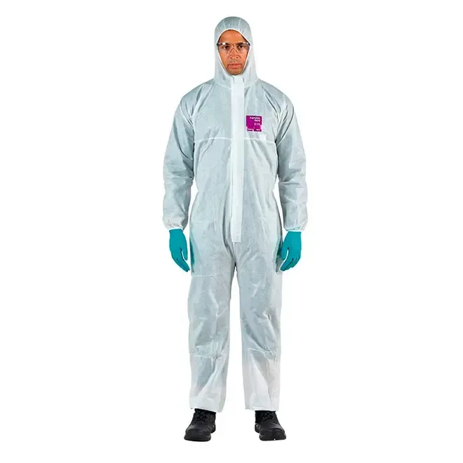 Macacão Ansell MICROGARD® Alphatec 1500 Tipo 5 e 6  Branco CA 39639