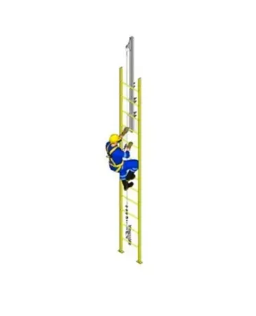 Linha de Vida Para Escada de Marinheiro Galvanizado Vicsa VIC-L00020