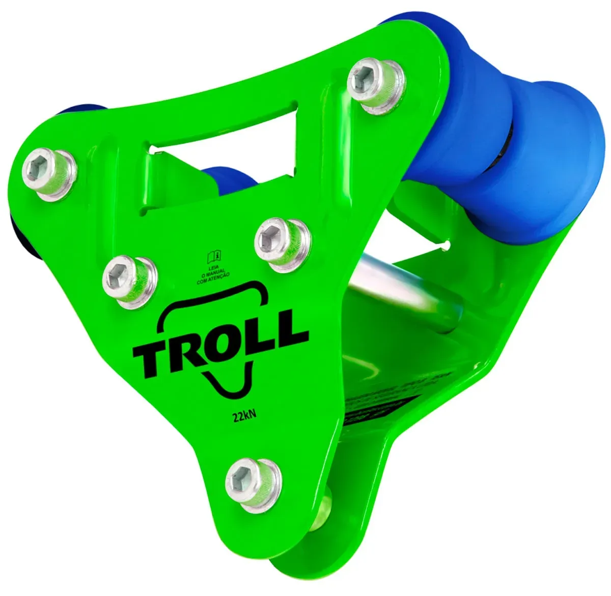 Trole Para Viga I De 3 a 8 Polegadas Bonier Em Aço Com 4 Roldanas Troll