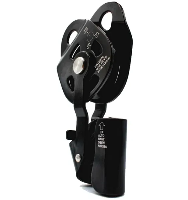 Polia Oscilante em Alumínio com Sistema Anti Retorno 25KN USCLIMB UC1009