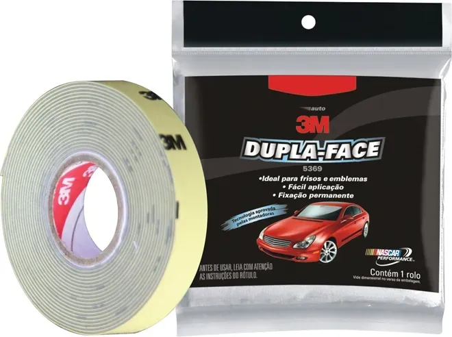 Fita Dupla Face Cinza Automotiva 5369 3M 9.5MM X 20M HB004078935