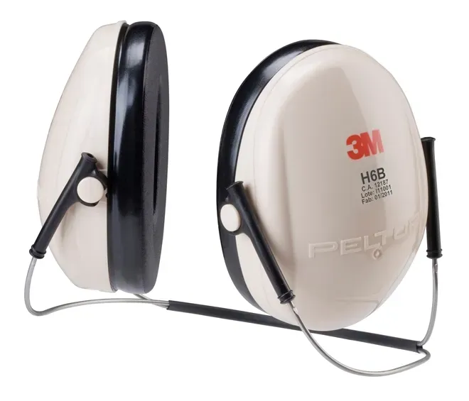 Abafador de Ruídos 19 dB 3M Peltor H6B Haste na Nuca HB004153589 CA 12187
