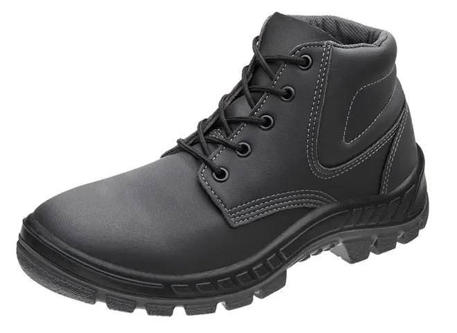 Bota de Segurança de Amarrar Marluvas 70B22A de Microfibra e Bico de Aço CA 34527