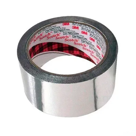 Fita Adesiva de Alumínio 419 Scotch 3M 50MM x 30M Termo Condutivo e Dissipador de Calor H0002238980