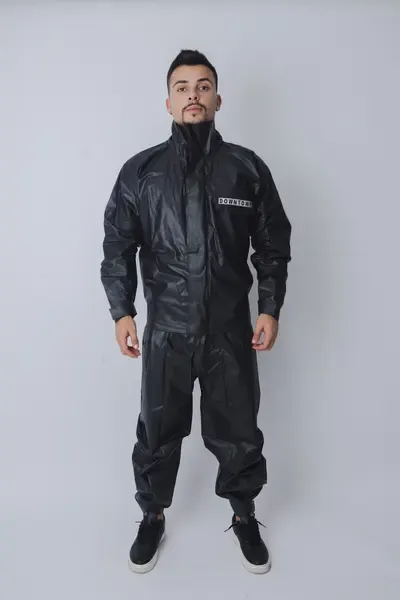 Conjunto para Motociclistas de PVC Impermeável com Refletivos Maicol