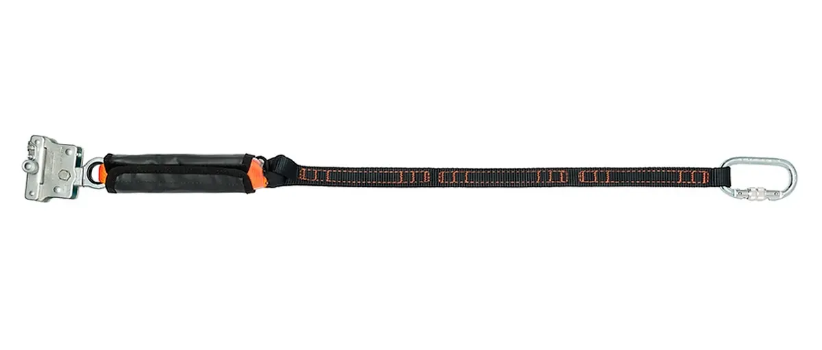 Trava-quedas Para Corda 12MM MGCINTO Mult 3106 Em Aço Com Mosquetão e Absorvedor de Energia