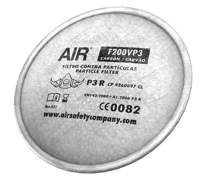 Filtro Air F200Vp3 P3R Alta Eficiência Para Prticulados Com Carvão Ativo Com Alívio de  Vapores  Orgânicos PAR