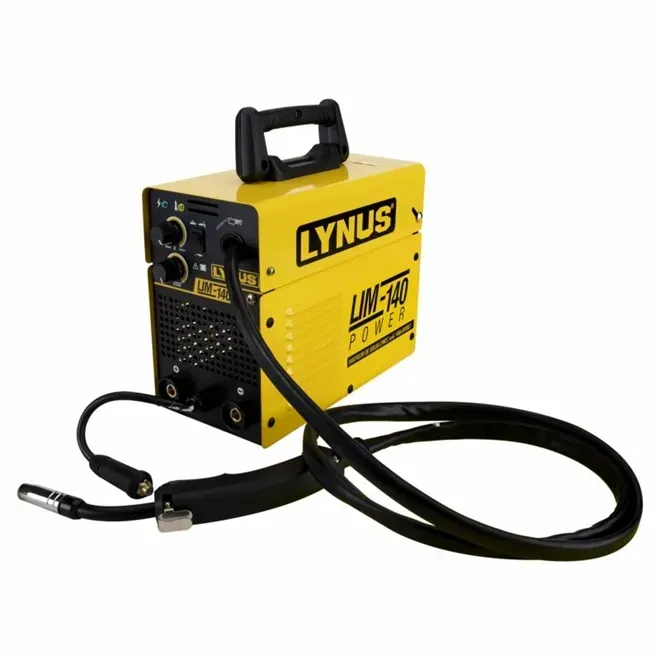 Máquina Inversora de Solda Multiprocessos MIG/ TIG/ MMA 140A Bivolt Lynus Power LIM-140