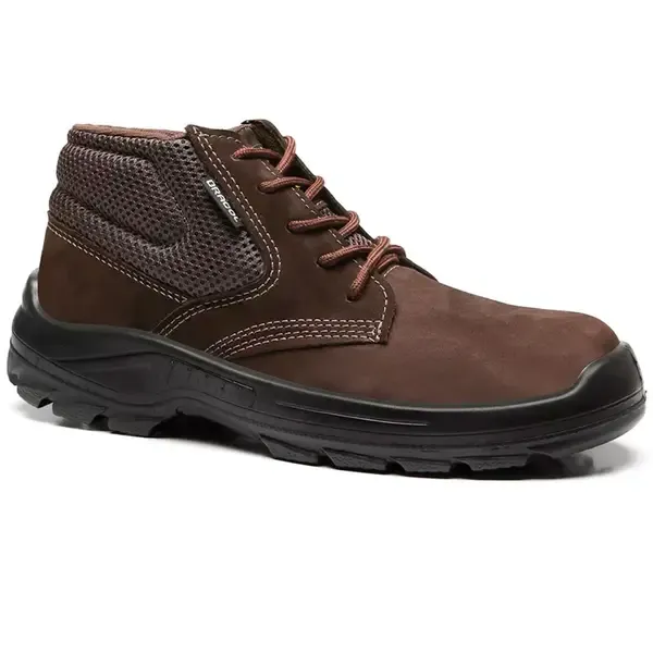 Bota em Couro Nobuck Com Cadarço Bracol Dubai BAE 4031BAEN4600EL NR10 Eletricista Bico PVC CA 48383