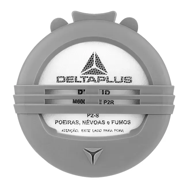 Filtro P2 Para Máscara Semi-Facial Jupiter Delta Plus M6000 P2 Clip para Poeiras, Névoas e Fumos
