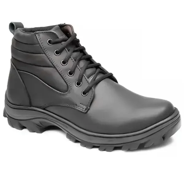 Bota de Segurança Gogowear Steel Pro 100% Couro Preto Solado Emborrachado Bico de Composite CA 45926