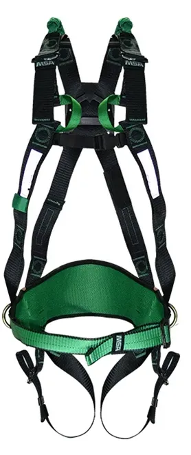Cinturão Paraquedista 4 Pontos MSA V-Form Até 140 kg  Tamanho 2 CA 40505