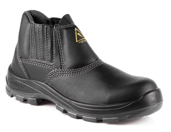 Bota de Segurança Fujiwara Microfibra Hidrofugada NR10 Eletricista e Bico de Composite CA 43168