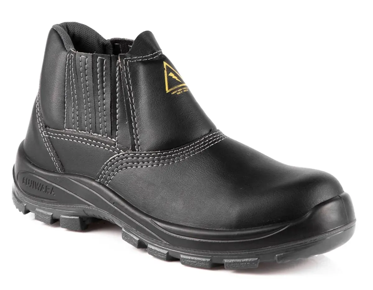 Bota de Segurança Fujiwara Microfibra Hidrofugada NR10 Eletricista e Bico de Composite CA 43168