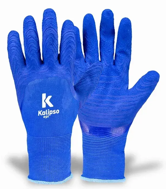 Luva de Segurança Kalipso Confortato Light em Nylon Com Látex Para Serviços Gerais CA 45897