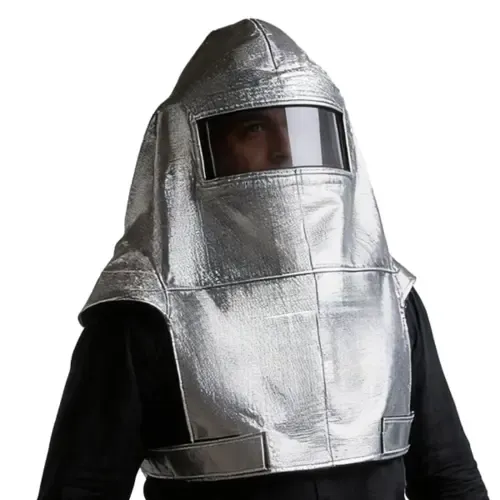Capuz Aluminizado ThermFire 022 até 1400°C com Visor Fixo | CA 47015