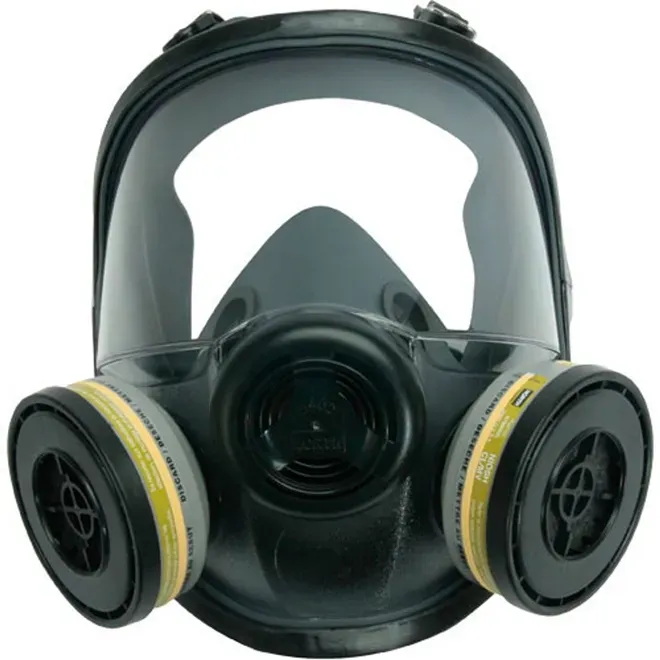 Respirador Reutilizável Facial Inteira em Elastomero Honeywell 5400 Com 2 Filtros Vapor Orgânico e Gás Ácido N75003L CA 32134
