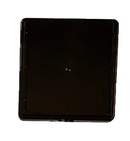 Suporte para Placa em Polipropileno 28x28 CM Preto Acompanha Acrílico Incolor