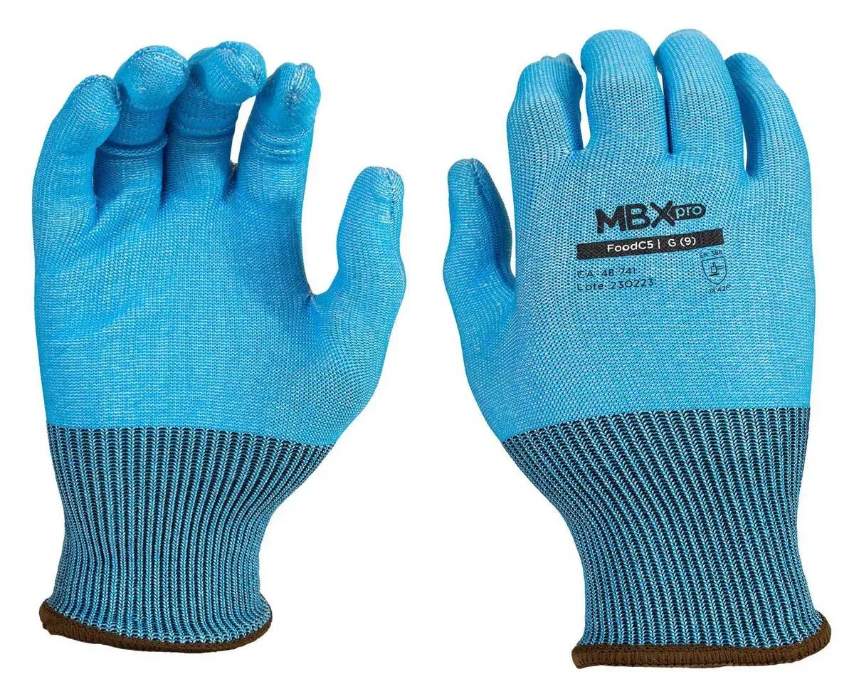 Luva de Proteção Resistente ao Corte FoodC5 MBXpro Aprovada Para Manipulação de Alimentos CA 48741