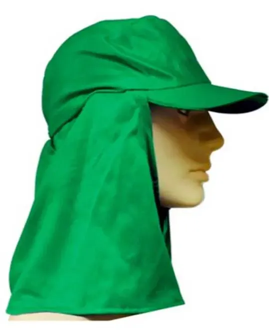 Boné Árabe em Brim Com Aba Cor Verde Fechamento em Velcro Marca Brascamp CA 49731