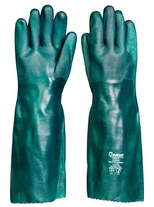 Luva de Pvc Imbat Lv-pvc46 Comprimento 46Cm Antiderrapante Ca 41917 - 12 Pares