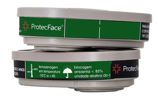 Fitro Químico k1 Protec Face Amônia + Metilamina Compatível Com as Máscaras 7600 E 7800  - PAR