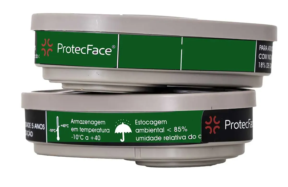 Fitro Químico k1 Protec Face Amônia + Metilamina Compatível Com as Máscaras 7600 E 7800  - PAR