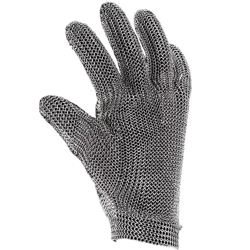 Luva de Aço 100% Inoxidável Medix Ring Cut Com Ajustador Incluso Ambidestra CA 49302