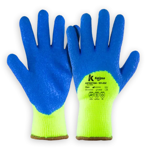 Luva de Segurança Térmica Antártida 101-202 Kalipso Para Alta Temperatura Até 250°C e Baixa Temperatura Até -30°C CA 51093