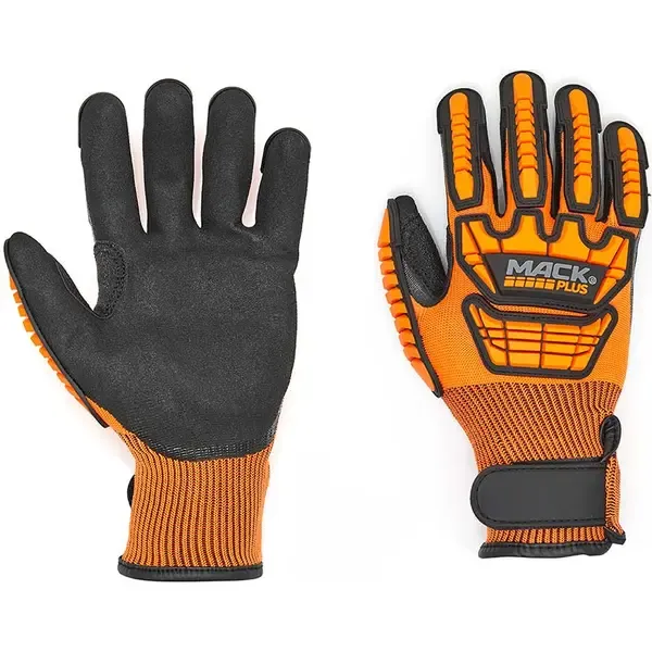 Luva Anti-Impacto Next Safety Mack Plus 70.100 Palma Spandex Antiderrapante Ca 51.530