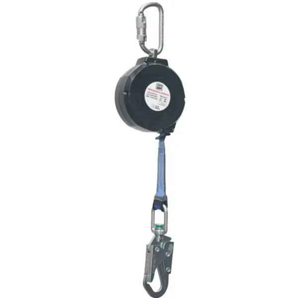 Trava-Quedas Retrátil Ultra Safe em Fita de 6 metros Modelo USR001000 Até 140 kg