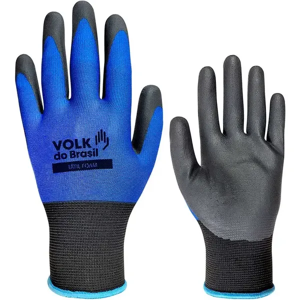 Luva Volk Tátil Com Banho Nitrílico Foam na Palma  Ca 51248