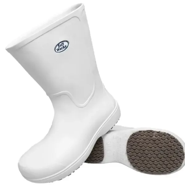 Bota Cano Longo Branca Antiderrapante BB87 – Soft Works – CA 42632