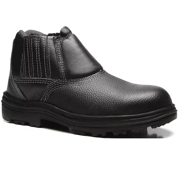 Bota de Segurança Bracol Vaqueta Hidrofugada Solado Nitrílico Biqueira Plástica – Tamanhos Especiais 48 a 50 CA 32623