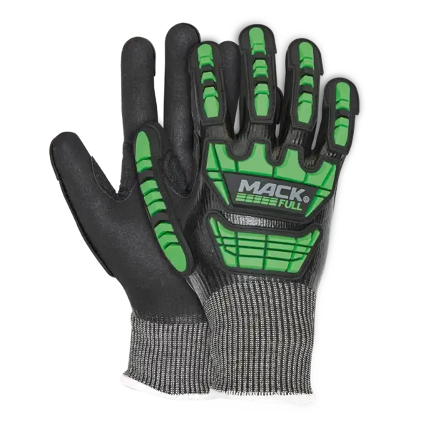 Luva Anti-Impacto e Corte Next Safety Mack Full 70.500 Totalmente Banhada Nitrílica CA 51520