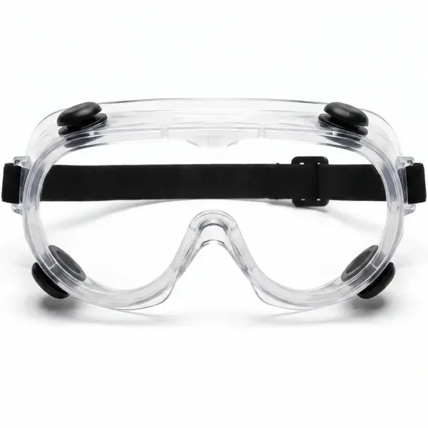 Óculos Ampla Visão VVision 40 Valvulado Volk Antiembaçante Antirrisco Alto Impacto UV 99,9% Respingos D3 Ventilação Indireta 4 Válvulas ANSI Z87.1 Cód. 24.25.392.11 CA 52257