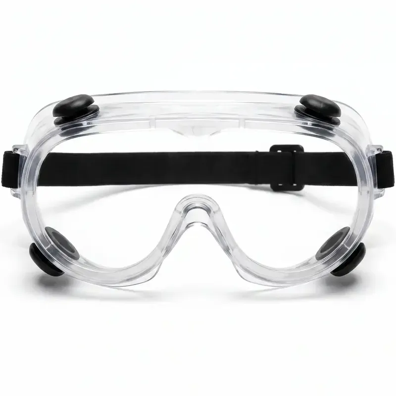 Óculos Ampla Visão VVision 40 Valvulado Volk Antiembaçante Antirrisco Alto Impacto UV 99,9% Respingos D3 Ventilação Indireta 4 Válvulas ANSI Z87.1 Cód. 24.25.392.11 CA 52257