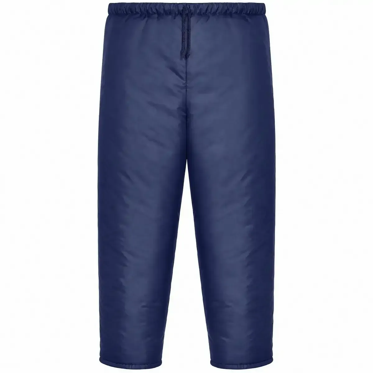 Calça Térmica Frigorífica Nylon Maicol Azul Marinho Sem Costura Lateral Manta 150g/m² Proteção Contra Frio Câmara Fria CA 10976