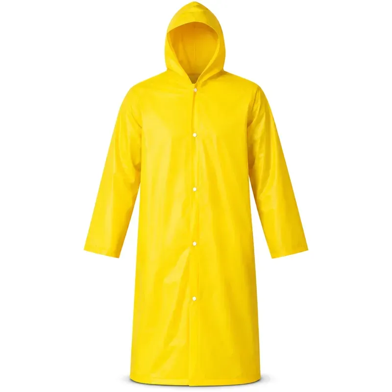 Capa de Chuva PVC Forrado Standard Brascamp Amarela CA 28.449