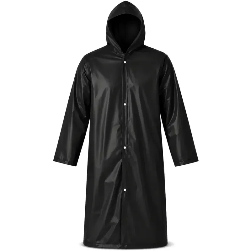 Capa de Chuva PVC Forrado Standard Brascamp Preto CA 28.449