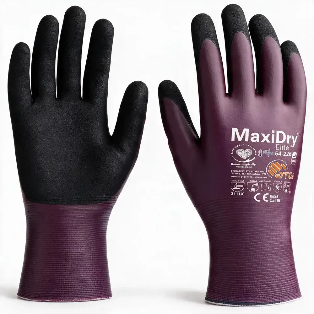 Luva MaxiDry Elite Total 79.200 ATG Química Tipo B CA 52994