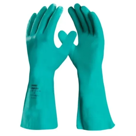 Luva de Nitrilica NitriFlex Sem Forro Danny Nitrila Verde DA-36100 CA 40188