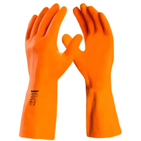 Luva Max Orange Danny DA-208D Latex Reforçado CA 11286