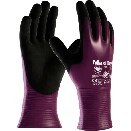 Luva de Proteção Maxidry Total ATG 75.200 Manuseio de Peças Oleadas, Químicos e Abrasivos CA 50996