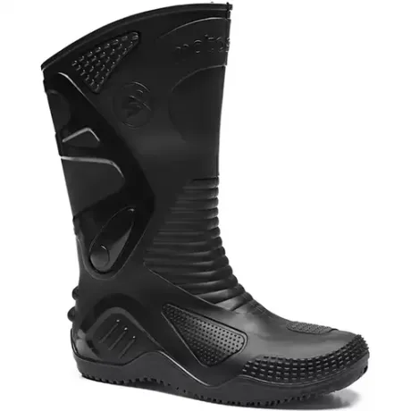 Bota de Pvc Para Motociclista MotoSafe Com Solado Preto Impermeável 84BPM600 CA 34798