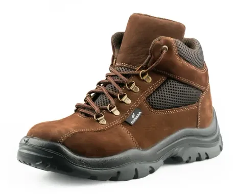 Bota de Couro Nobuck Marron Fujiwara WBP Linha Premium CA 43698