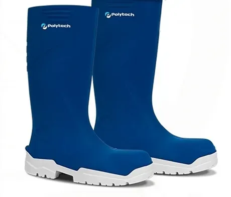 Bota Ecoboots em Pu Impermeável Azul CA 35047 Polytech 91BPUL600