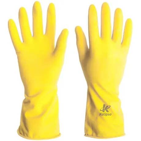 Luva De Segurança Light Látex Kalipso Para Atividades de Limpeza CA 38090
