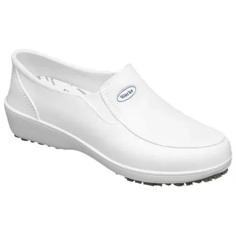 Calçado Feminino Profissional Lady Works  CA 40293 BB95 Branco